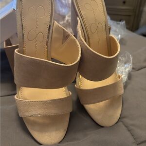 Jessica Simpson Beige Heeled Sandals